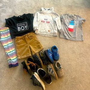 Size 4-5 kid lot shoes 8-10